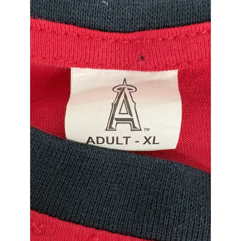 Shohei Ohtani Los Angeles Angels Adult XL Ringer Graphic TShirt No. 17 Red Nikon - Picture 6 of 13